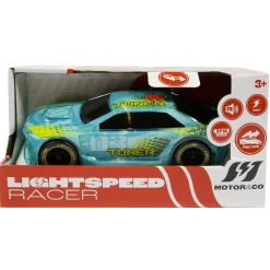 MOTOR & CO Vehículos Y Circuitos*- Coche de Carreras con Luz y Sonido (Varios modelos)