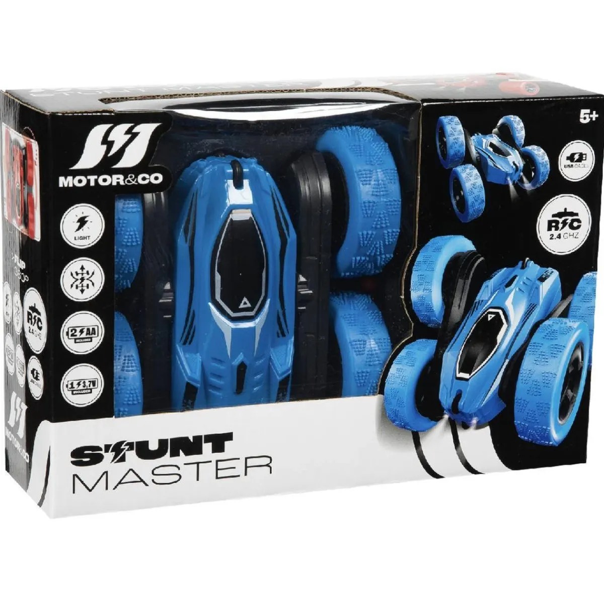 MOTORI & CO Vehículos Y Circuitos*Motor & Co - Coche RC acrobacias 360º (varios colores)