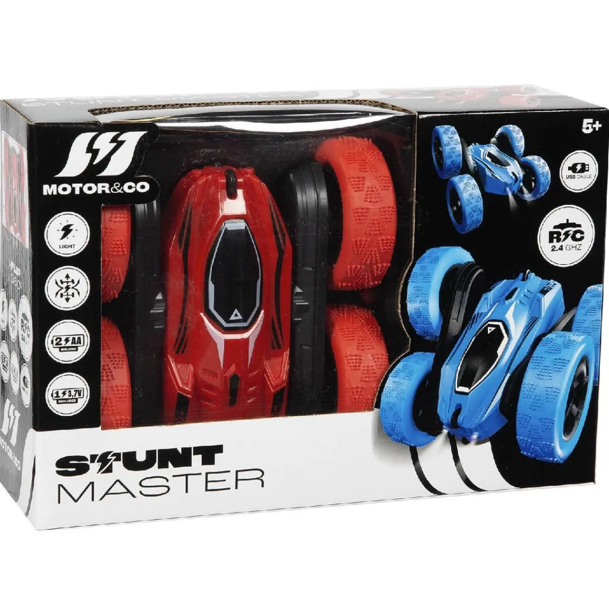 MOTORI & CO Vehículos Y Circuitos*Motor & Co - Coche RC acrobacias 360º (varios colores)