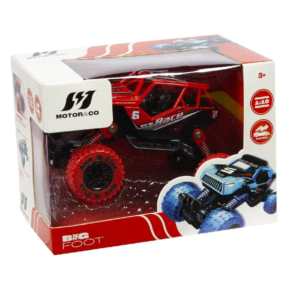 MOTORI & CO Vehículos Y Circuitos*Motor & Co - Coche todoterreno Big Foot (varios colores)