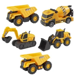 MOTORI & CO Vehículos Y Circuitos*Motor & Co - Conjunto 5 vehículos de construcción JCB