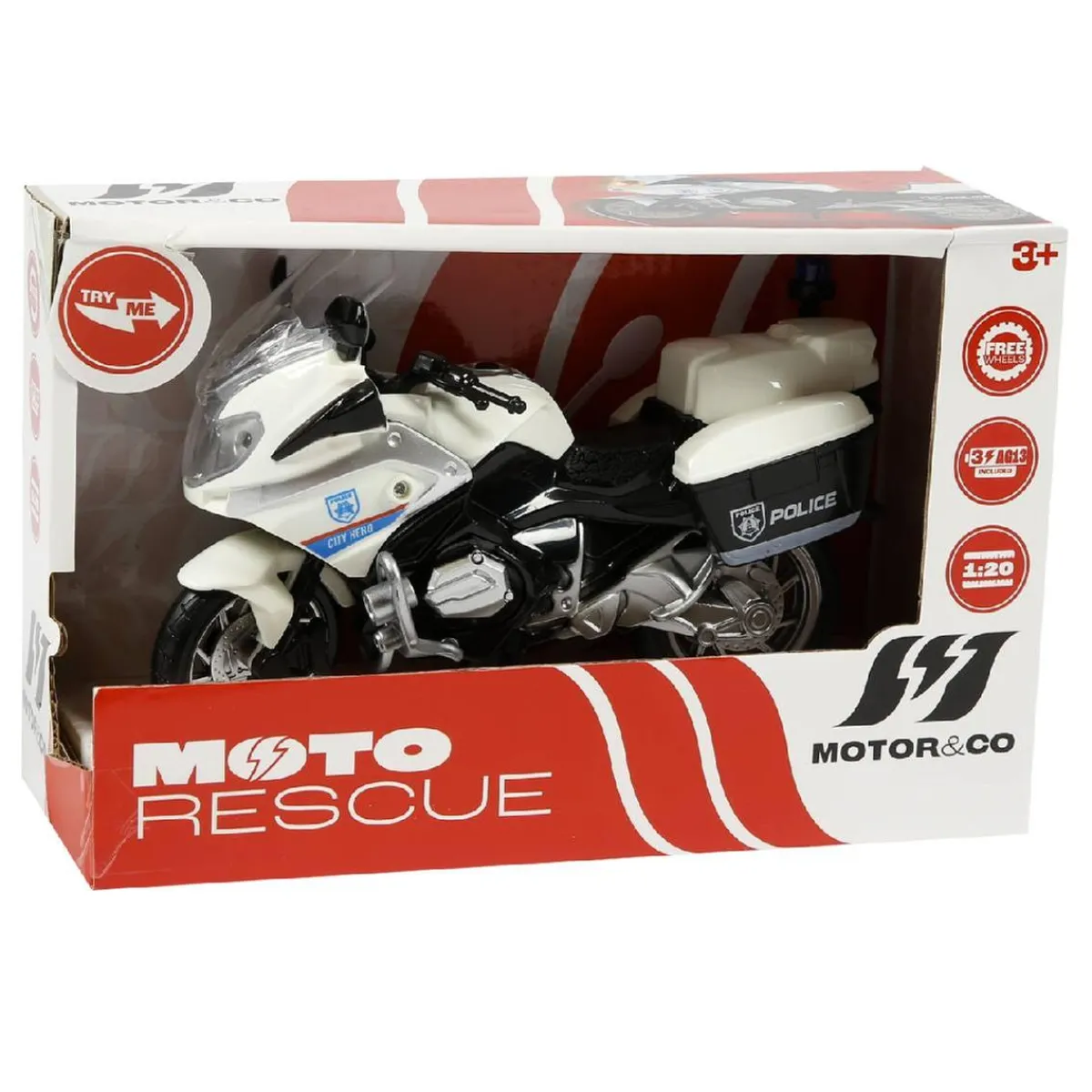 MOTORI & CO Vehículos Y Circuitos*Motor & Co - Moto con luces y sonidos