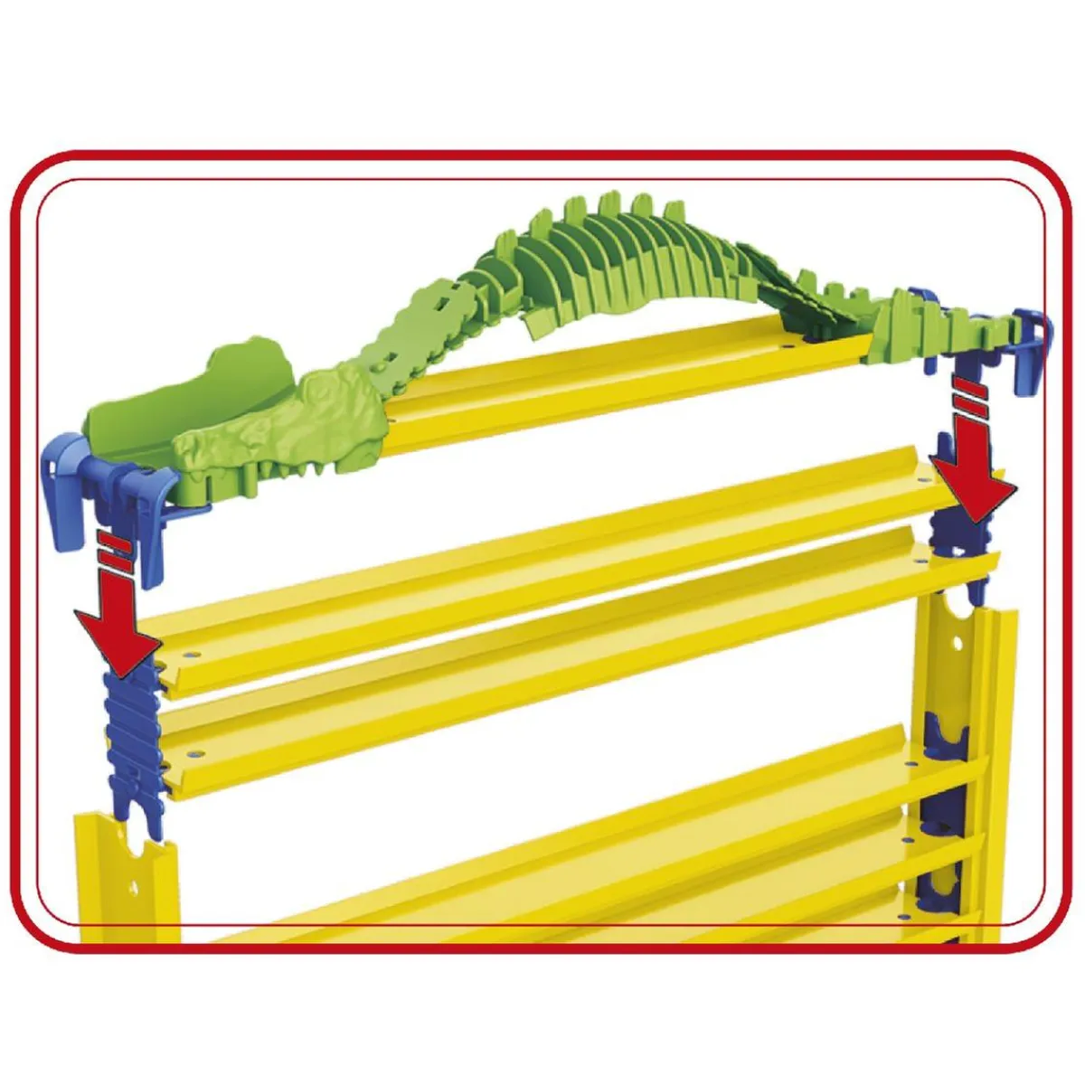 MOTOR & CO Vehículos Y Circuitos*- Pista y Porta Coches Cocodrilo