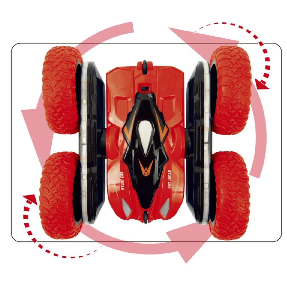 MOTOR & CO R/C Vehículos Y Circuitos*Motor & Co - Stunt Car R/C Doble Cara con Luz (Varios modelos)