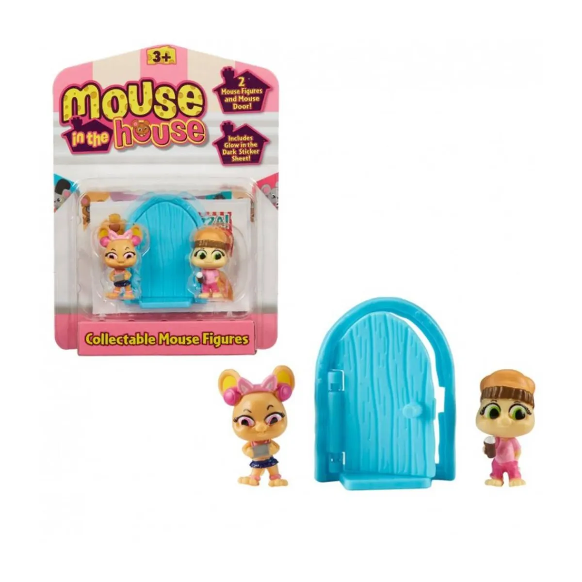 BANDAI Coleccionables Y Mini Mundos*Mouse in the House - Pack de 2 figuras (varios modelos)