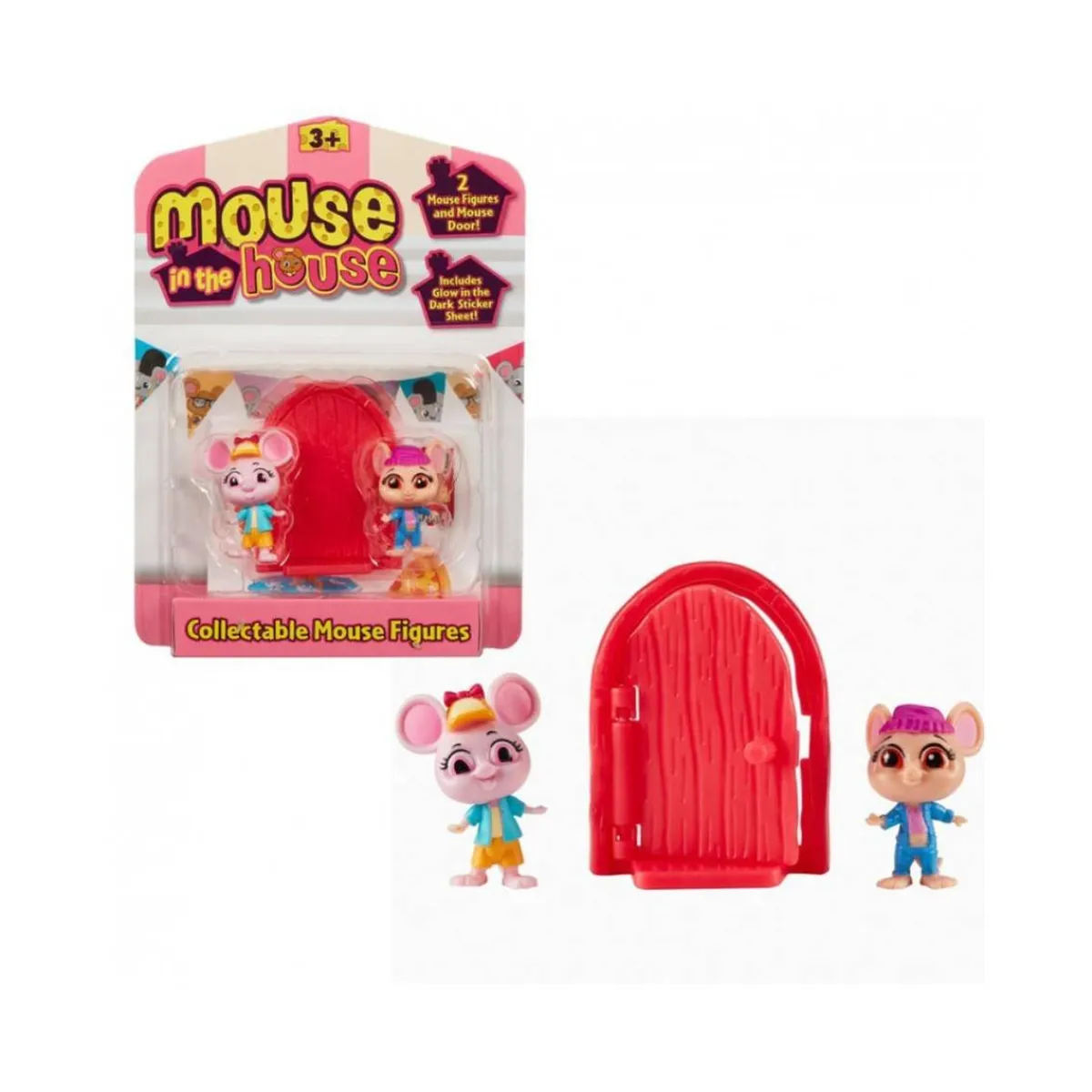 BANDAI Coleccionables Y Mini Mundos*Mouse in the House - Pack de 2 figuras (varios modelos)