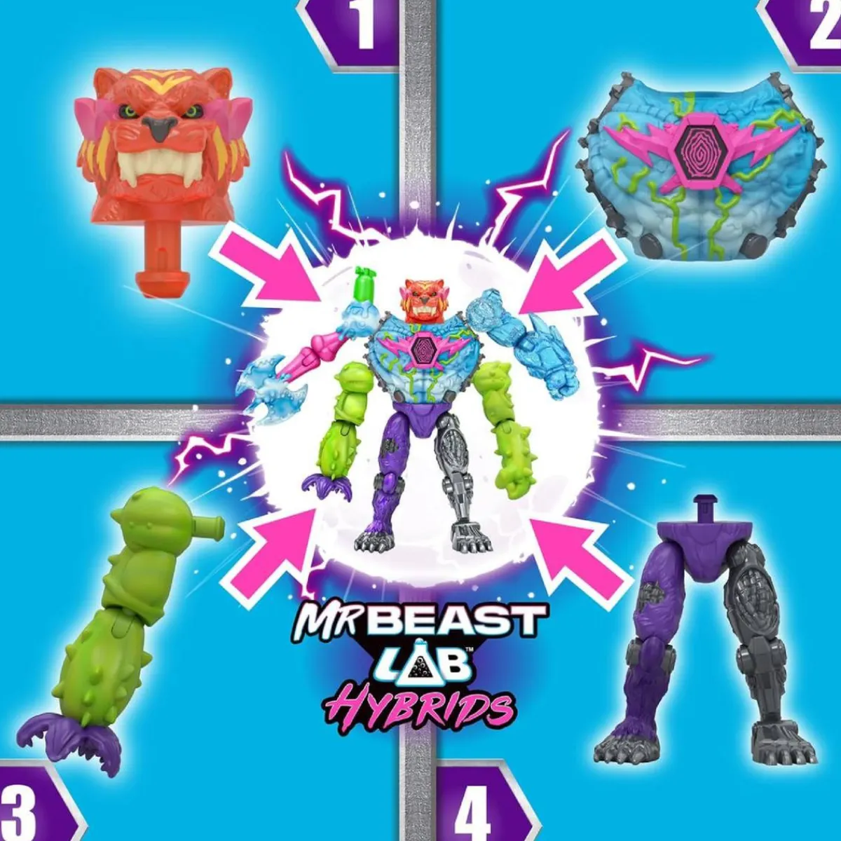 BEAST LAB Figuras De Acción*Mr. Hybrids
