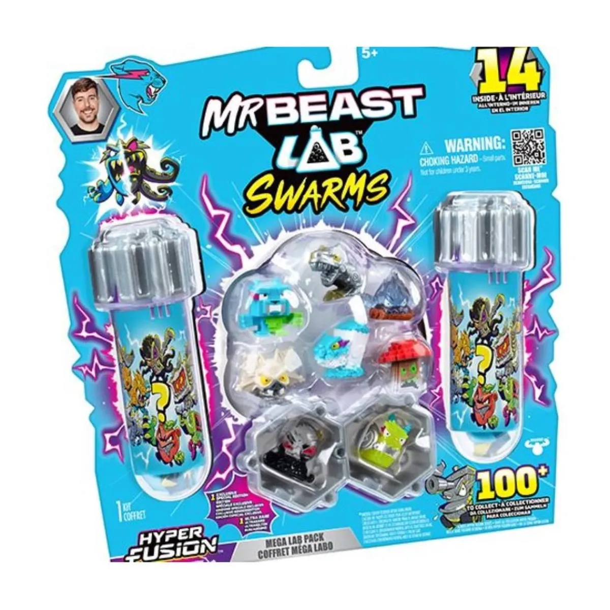 BEAST LAB Figuras De Acción*Mr. Swarms - Pack 14 Figuras Coleccionables (Varios modelos)