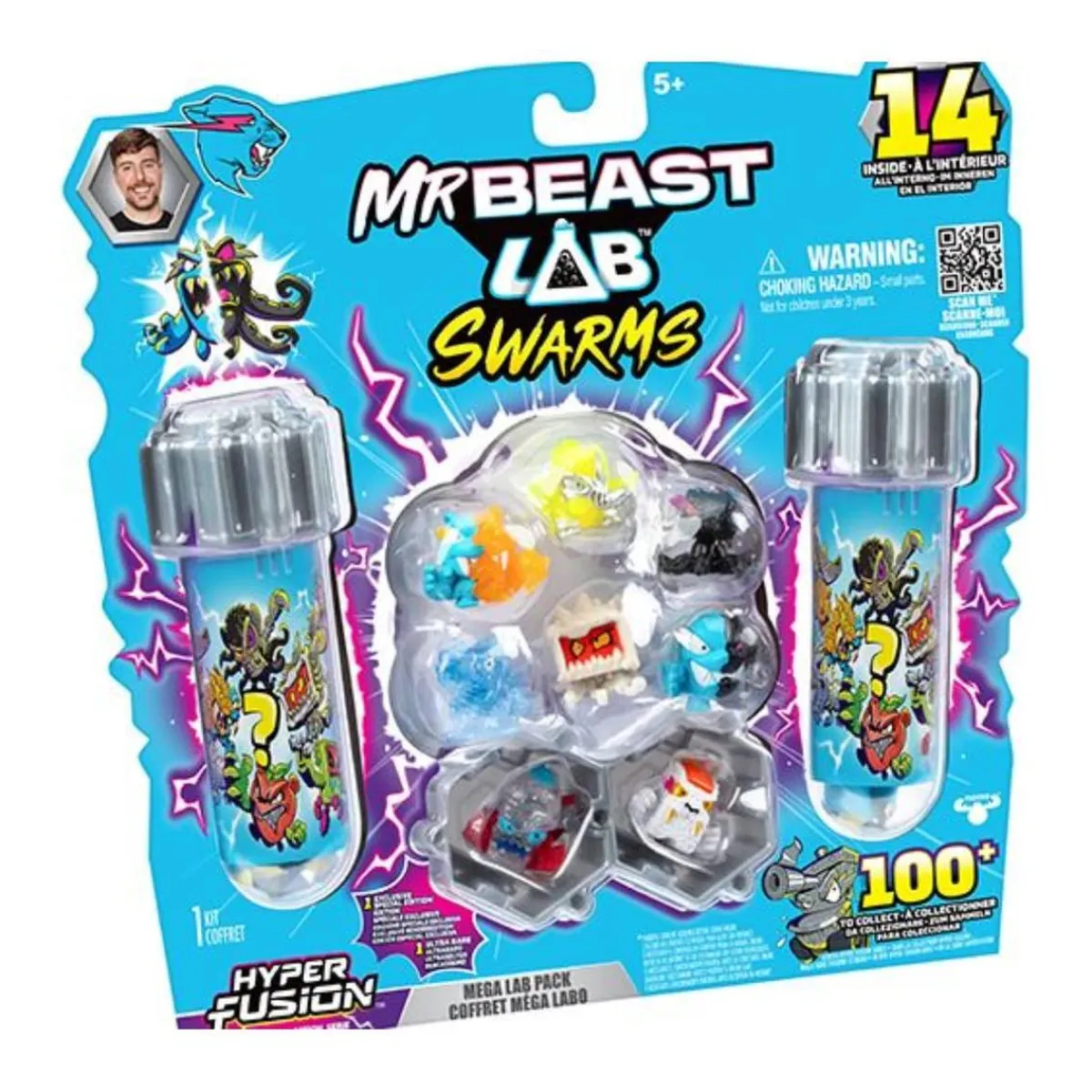 BEAST LAB Figuras De Acción*Mr. Swarms - Pack 14 Figuras Coleccionables (Varios modelos)