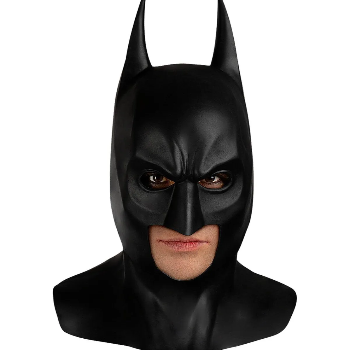 Funidelia Disfraces|Halloween*Máscara de Batman de látex El Caballero Oscuro