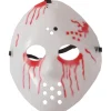 TOYS "R" US Disfraces|Halloween*Máscara de hockey sangrienta viernes 13, color blanco/rojo, unisex ㅤ