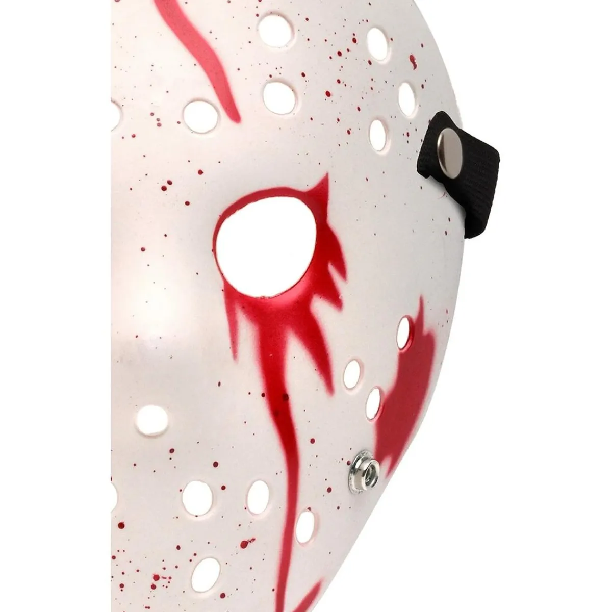 TOYS "R" US Disfraces|Halloween*Máscara de hockey sangrienta viernes 13, color blanco/rojo, unisex ㅤ