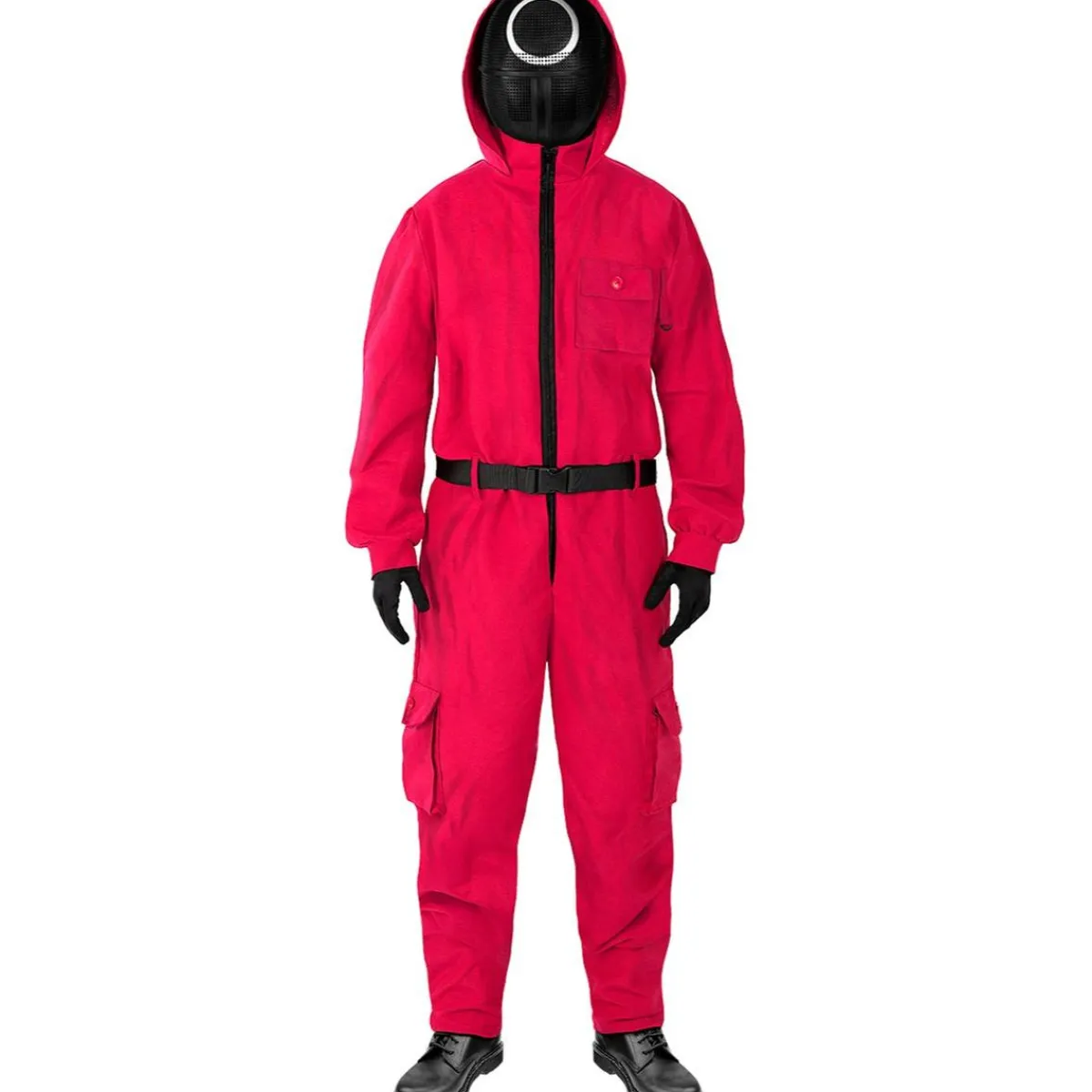 Funidelia Halloween|Disfraces*Máscara el Juego del Calamar círculo - Oficial Netflix