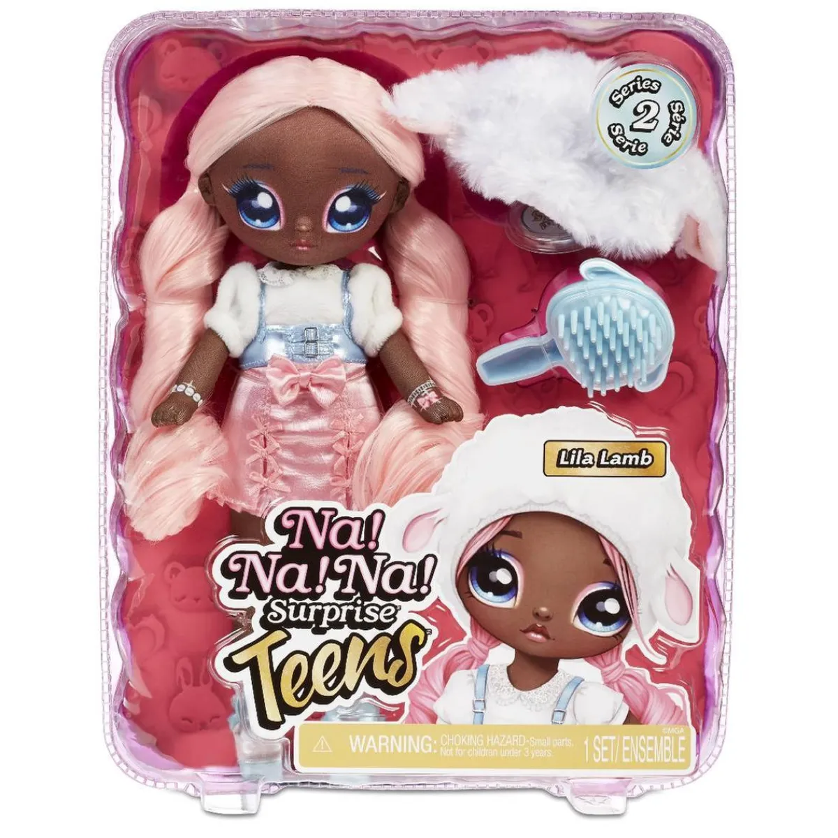 NA NA NA Coleccionables Y Mini Mundos*Na! Na! Na! Surprise - Lila Lamb - Muñeca Teens