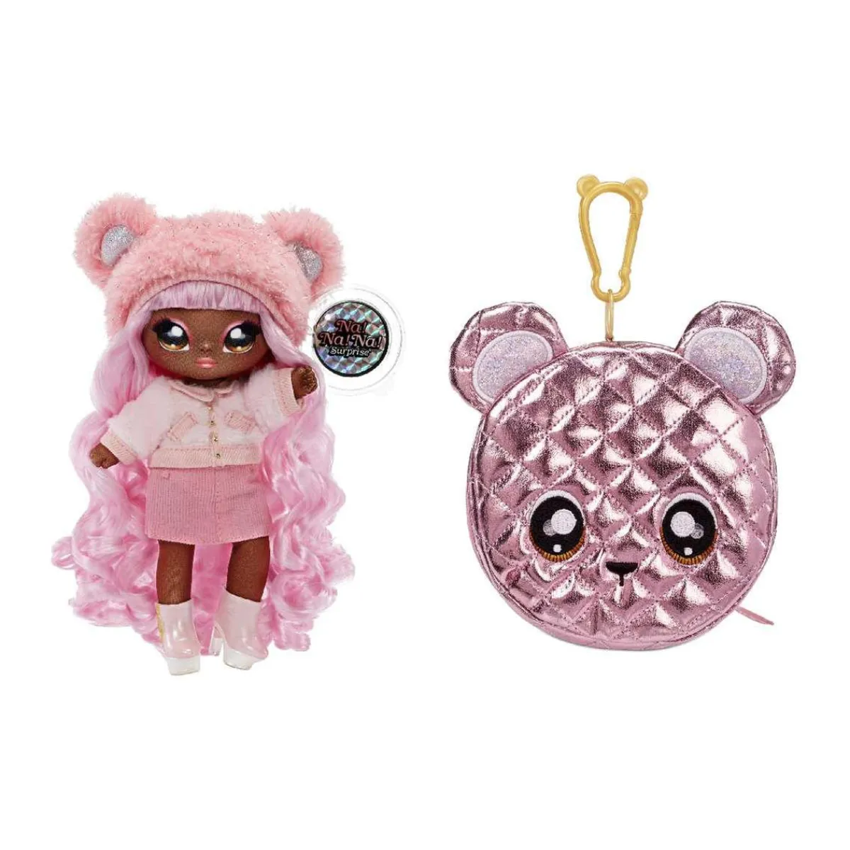 MGA LITTLE TIKES Coleccionables Y Mini Mundos*Na! Na! Na! Surprise 2-in-1 Pom Doll Glam Series - Cali Grizzly