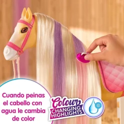 NANCY Muñecas*- Muñeca articulada con caballo y accesorios de cuidado ㅤ