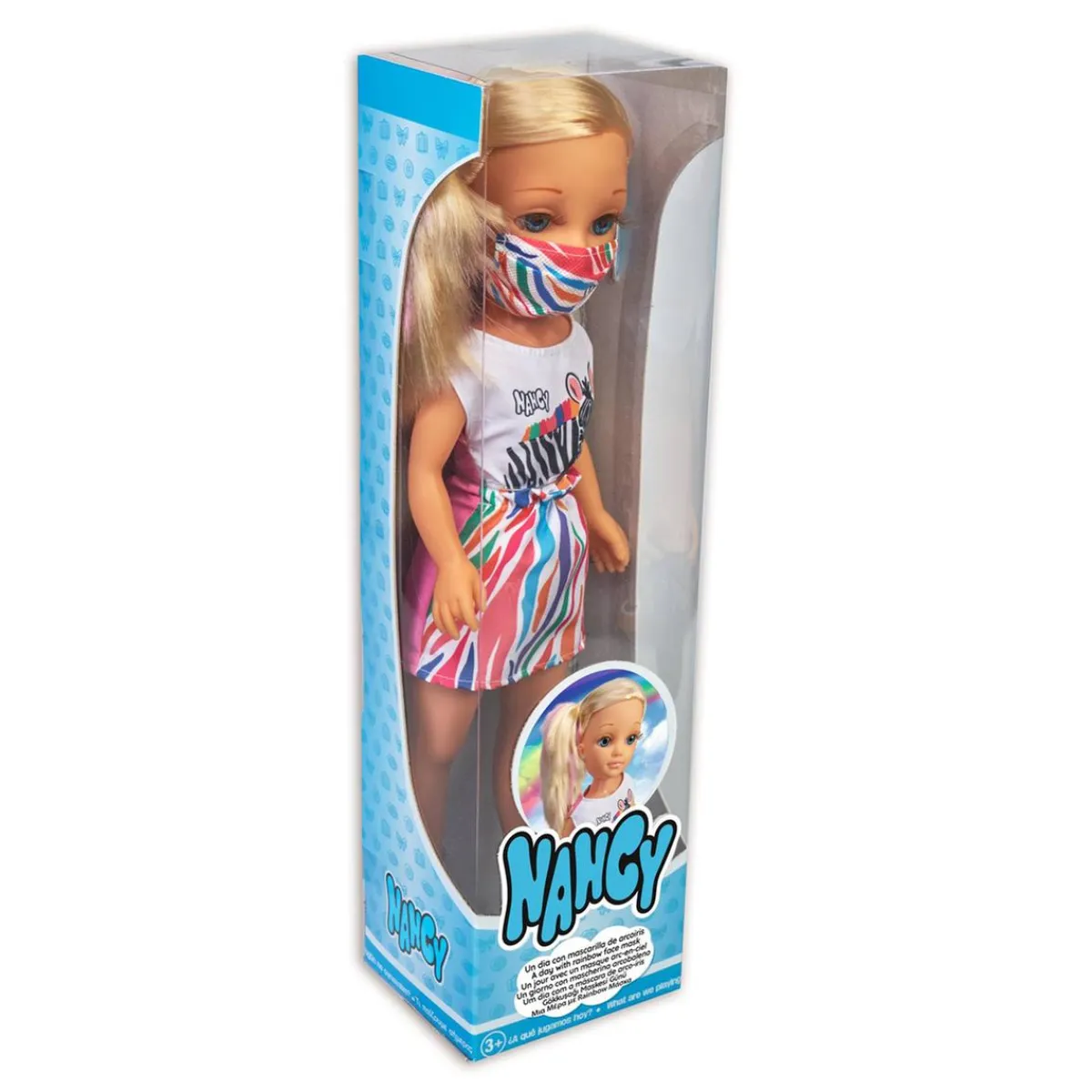 NANCY Muñecas*- Un día con mascarilla arcoíris