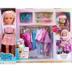 NANCY Muñecas*- Vestidor de looks con ropa y accesorios para muñeca glamurosa ㅤ