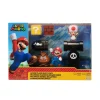 NINTENDO Figuras De Acción*- Super Mario - Set Diorama Dehesa Bellotera con 4 Figuras y 1 Accesorio ㅤ
