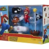 NINTENDO Figuras De Acción*- Super Mario - Set Diorama Nube Super Mario con Figuras ㅤ
