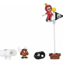 NINTENDO Figuras De Acción*- Super Mario - Set Diorama Nube Super Mario con Figuras ㅤ
