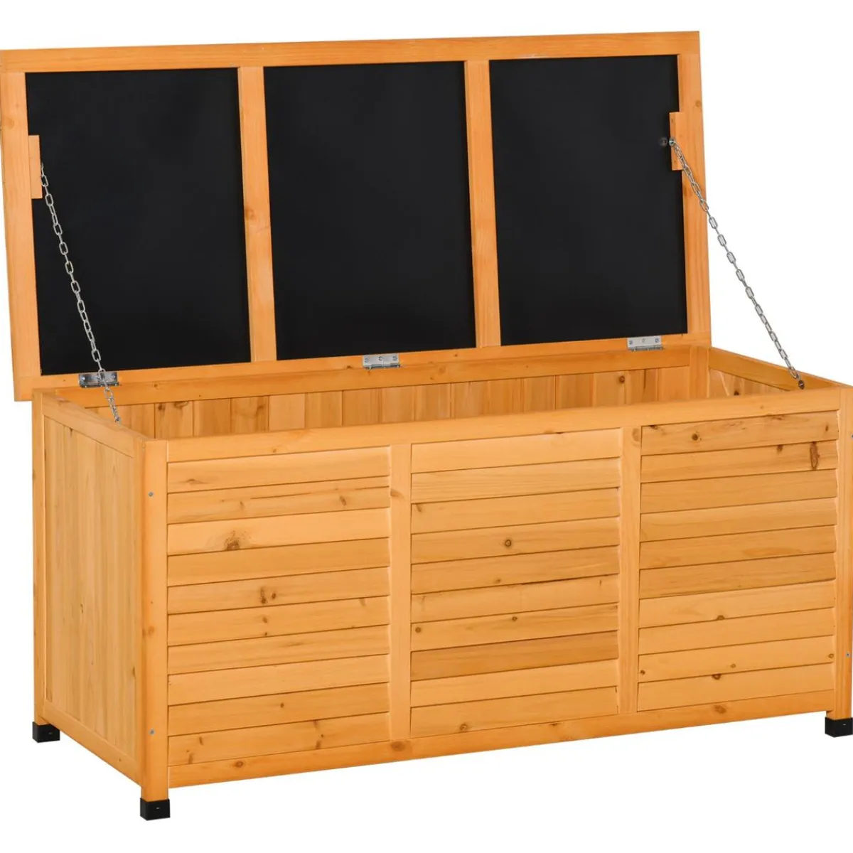 Outsunny Estilo De Vida*- Baúl de jardín de madera