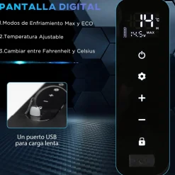 Outsunny Figuras De Acción*- Nevera congelador portatil 25L Blanco