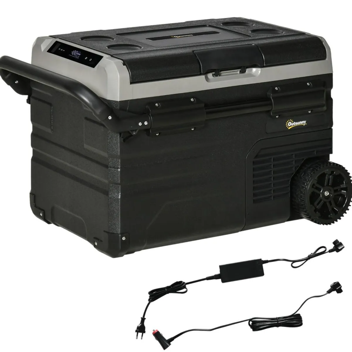 Outsunny Figuras De Acción*- Nevera congelador portatil 40L Negro