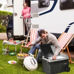 Outsunny Figuras De Acción*- Nevera congelador portatil 40L Negro