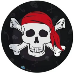 TOYS "R" US Artículos De Fiesta Y Regalos*Pack 8 platos ecológicos de cartón - Calavera Pirata