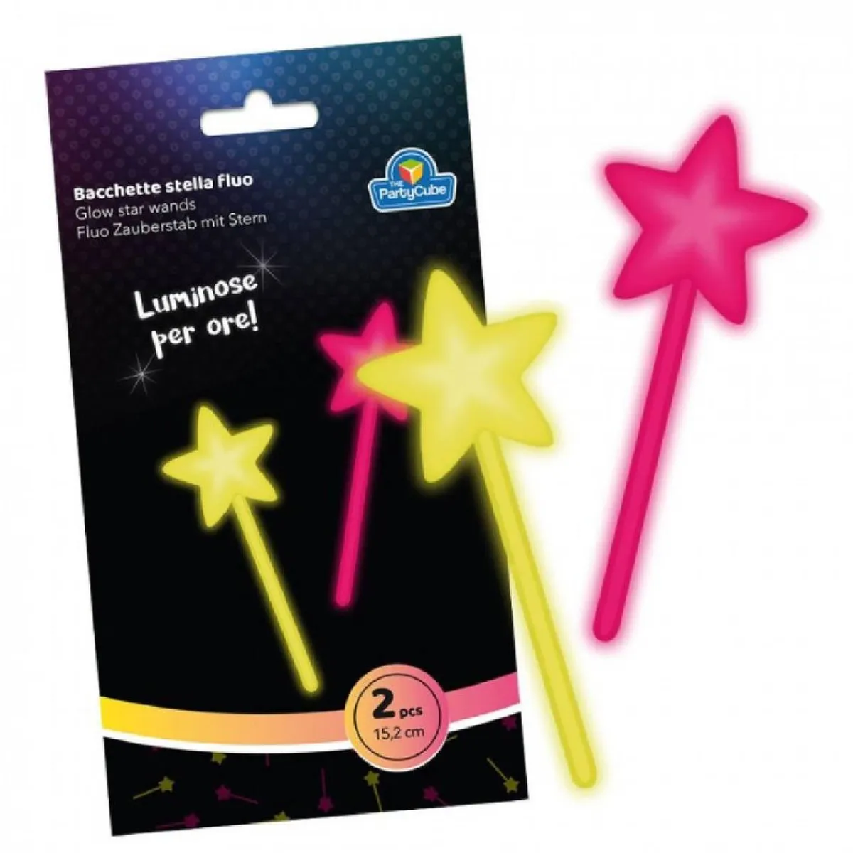 TOYS "R" US Artículos De Fiesta Y Regalos*Pack 2 varitas mágicas luminosas de estrellas