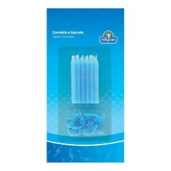 TOYS "R" US Artículos De Fiesta Y Regalos*Pack 12 velas azules en espiral