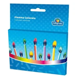 TOYS "R" US Artículos De Fiesta Y Regalos*Pack 6 velas de llama de colores