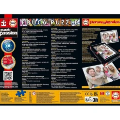 EDUCA BORRAS Juegos Y Puzzles*Pack de 2 puzzles de 500 piezas con imágenes de Stitch y cola Fix Puzzle, 34 x 48 cm (19732) ㅤ