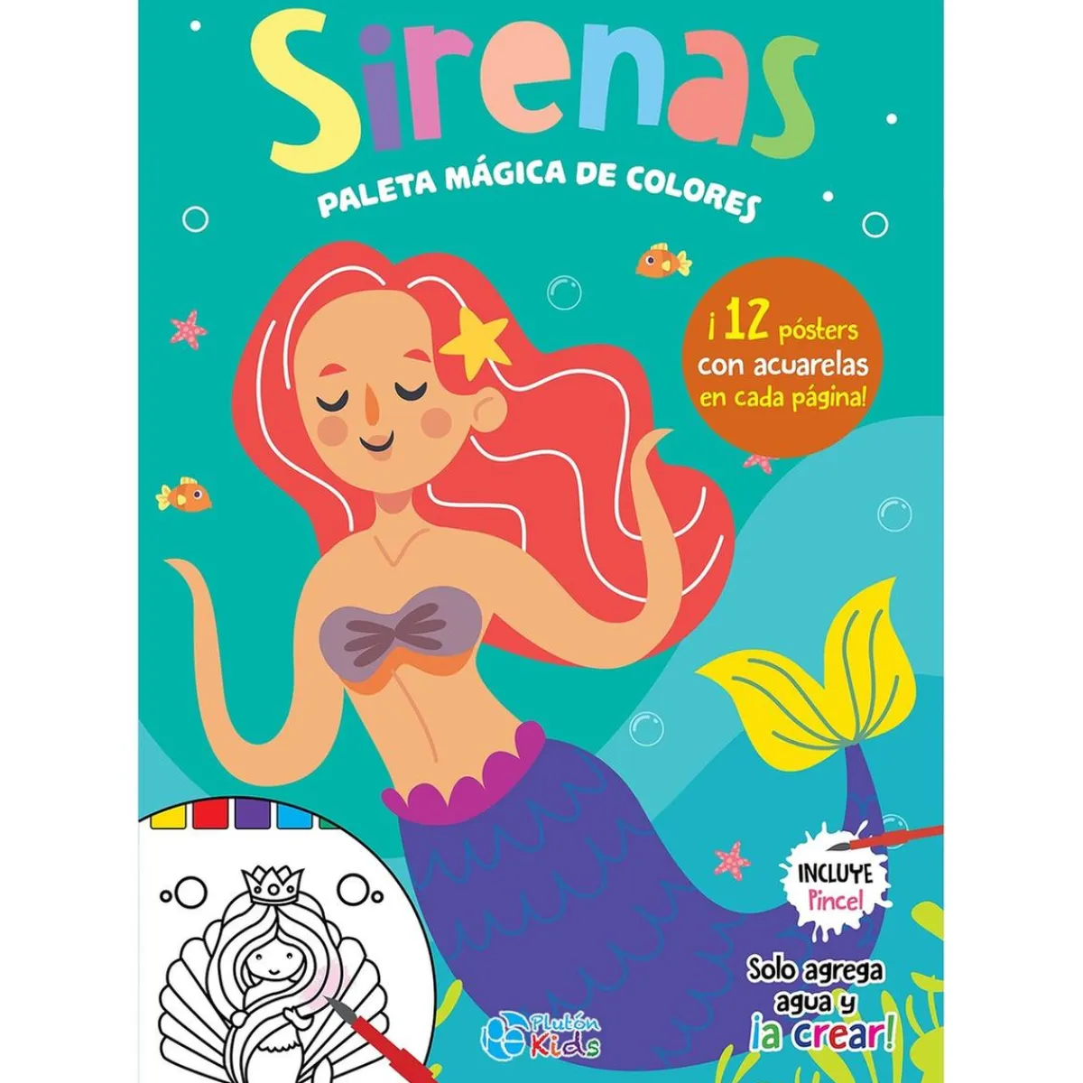 SPIN MASTER Juguetes Educativos Y Libros*Paleta mágica de colores - Sirenas