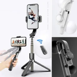 KLACK EUROPE Figuras De Acción*Palo selfie con mando a distancia estabilizador L08