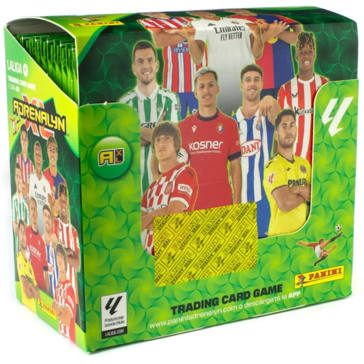 PANINI Coleccionables Y Mini Mundos*- Caja 50 Sobres de cartas Adrenalyn LaLiga 2024-2025