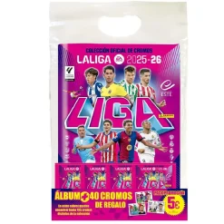 PANINI Coleccionables Y Mini Mundos*- Starter Pack Álbum + 5 Sobres La Liga 2025-2026