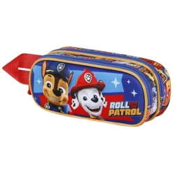 KARACTER MANIA Material Escolar*Patrulla Canina - Estuche portatodo doble 3D ㅤ