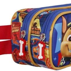 KARACTER MANIA Material Escolar*Patrulla Canina - Estuche portatodo doble 3D ㅤ