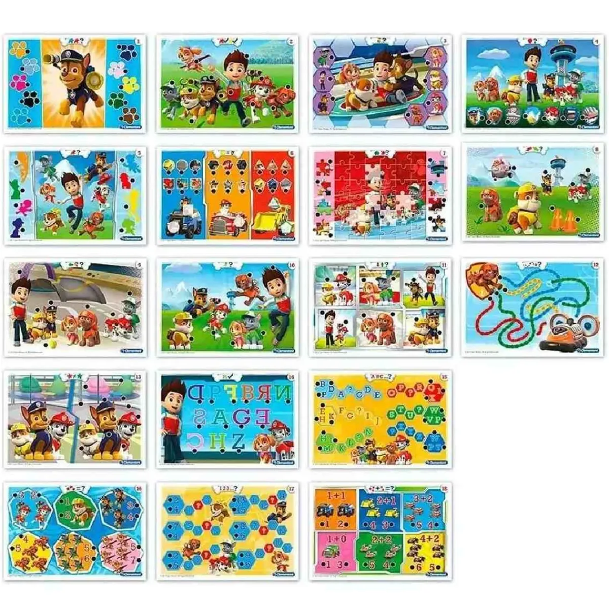 CLEMENTONI Juguetes Educativos Y Libros|Juegos Y Puzzles*Patrulla Canina - Maletín educativo