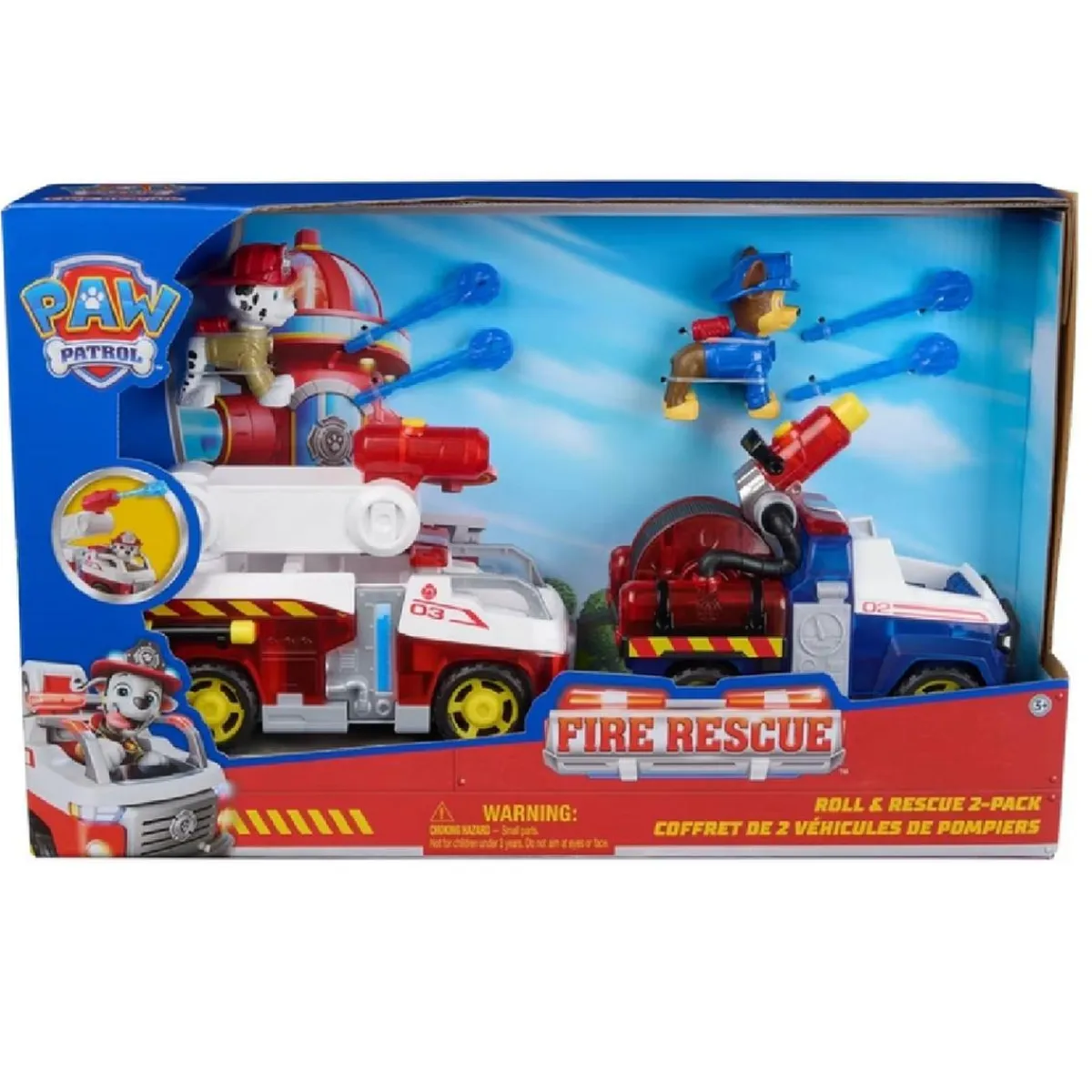 PATRULLA CANINA Coleccionables Y Mini Mundos*- Misión Rescate de Incendios
