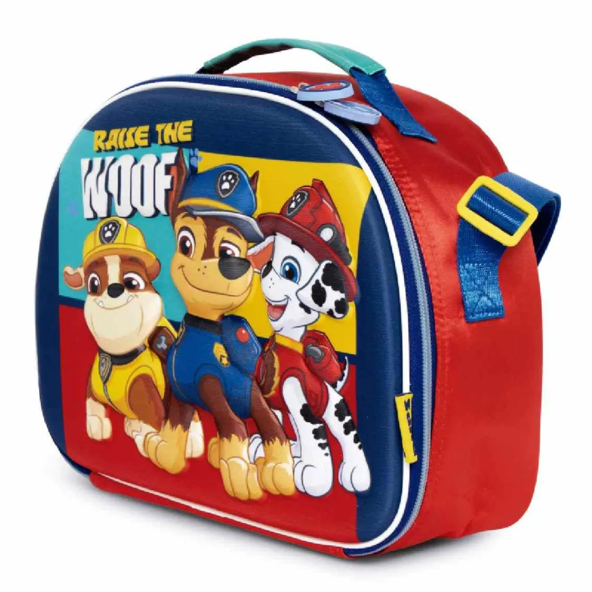 PAW PATROL Material Escolar*Patrulla Canina - Portameriendas térmico 3D Azul 26x21x11 cm