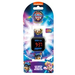 KIDS EUROSWAN S.L. Coleccionables Y Mini Mundos*Patrulla Canina - Reloj LED