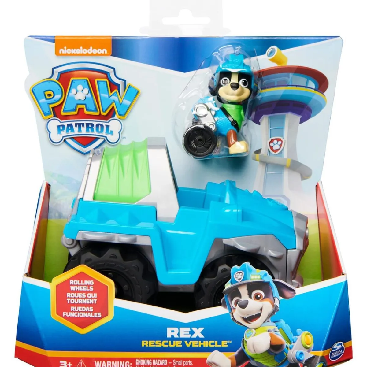 SPIN MASTER Coleccionables Y Mini Mundos*Patrulla Canina - Vehículo juguete eco-responsable Rex ㅤ