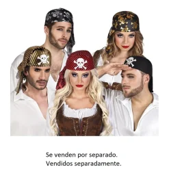 TOYS "R" US Disfraces|Halloween*Pañuelo pirata adulto (varios modelos)