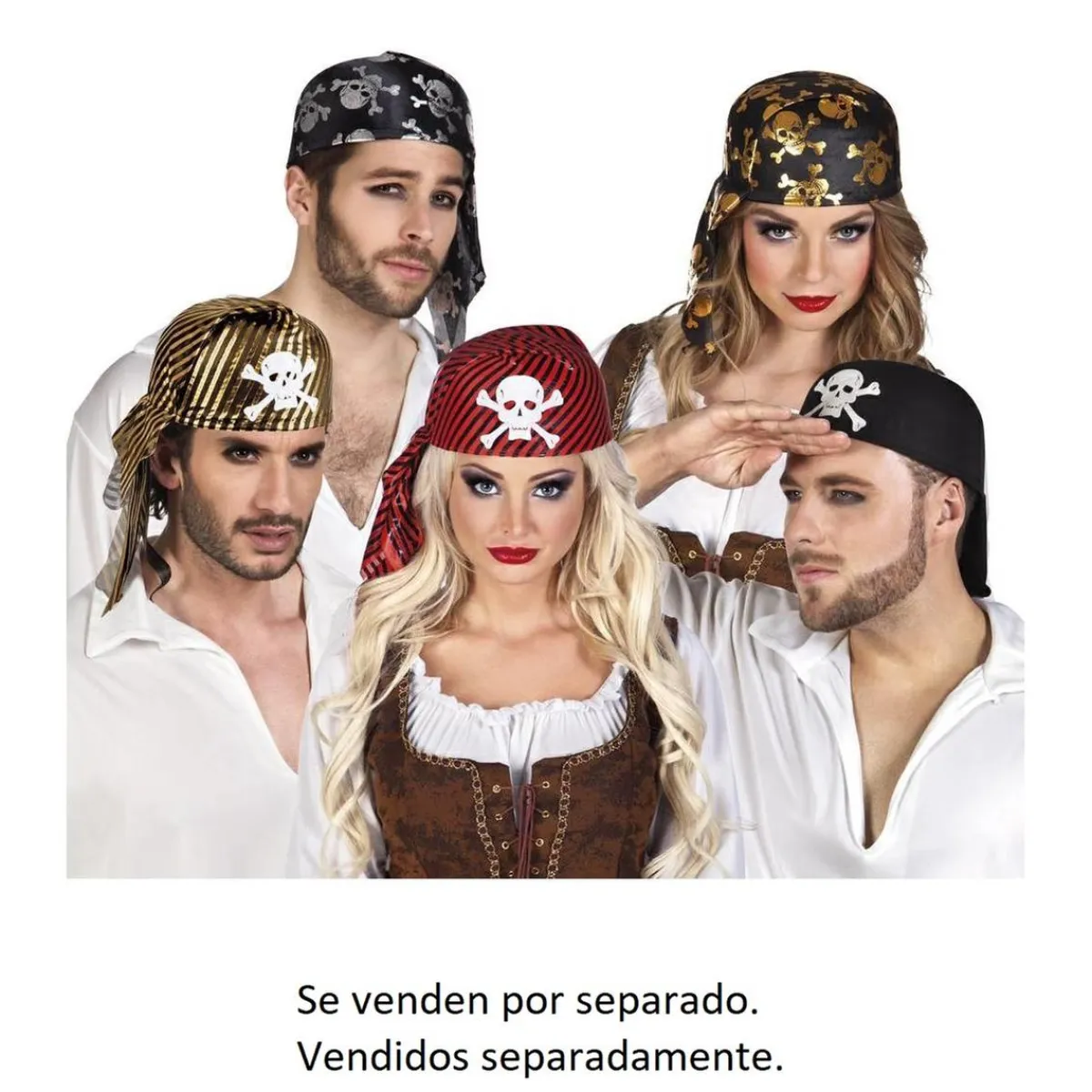 TOYS "R" US Disfraces|Halloween*Pañuelo pirata adulto (varios modelos)