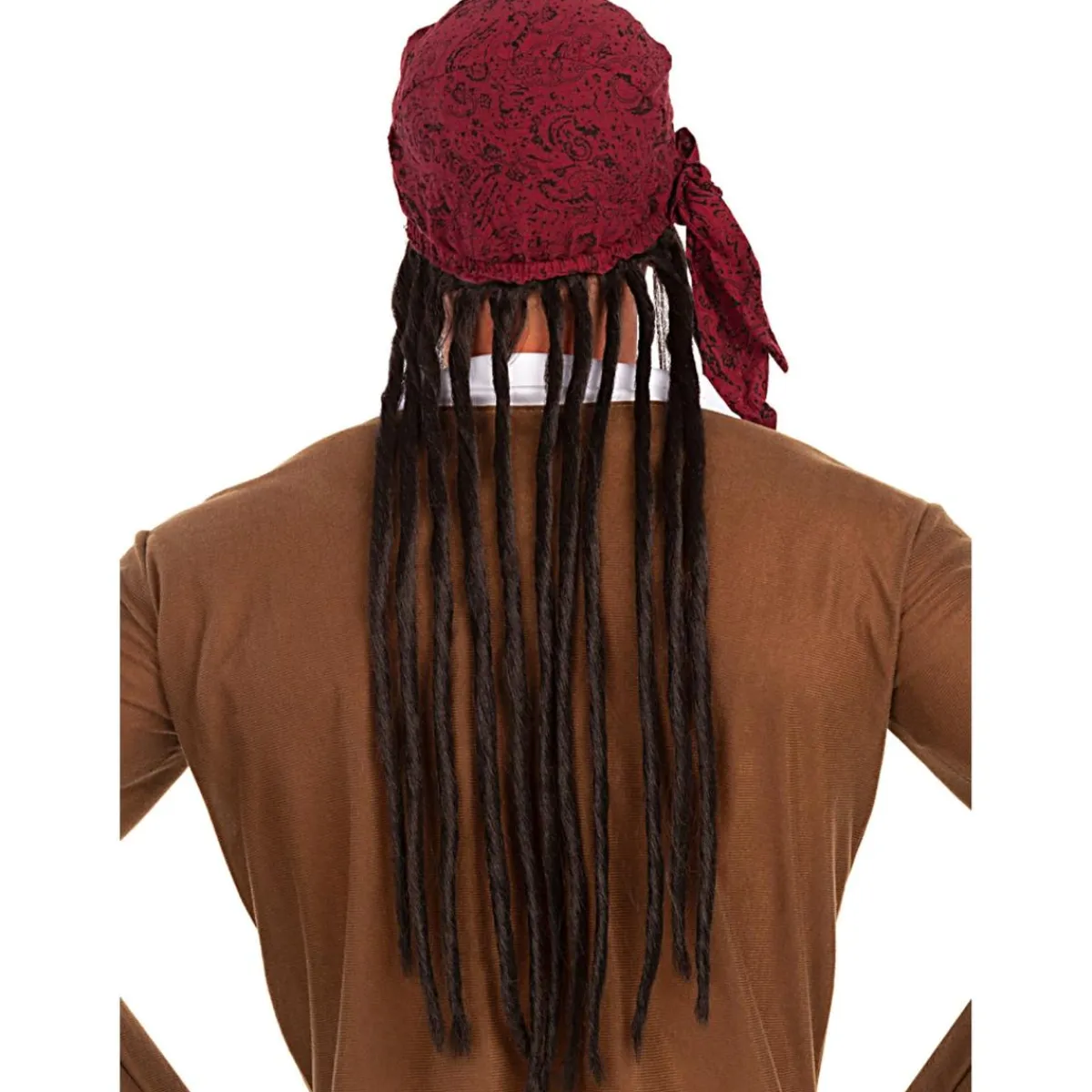 Funidelia Halloween|Disfraces*Peluca con pañuelo pirata