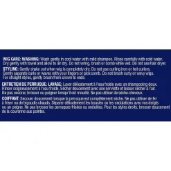 RUBIE'S Disfraces|Halloween*Peluca con trenzas y flequillo