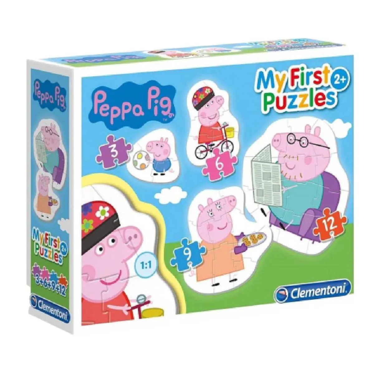 CLEMENTONI Juegos Y Puzzles*Peppa Pig - Puzzle progresivo